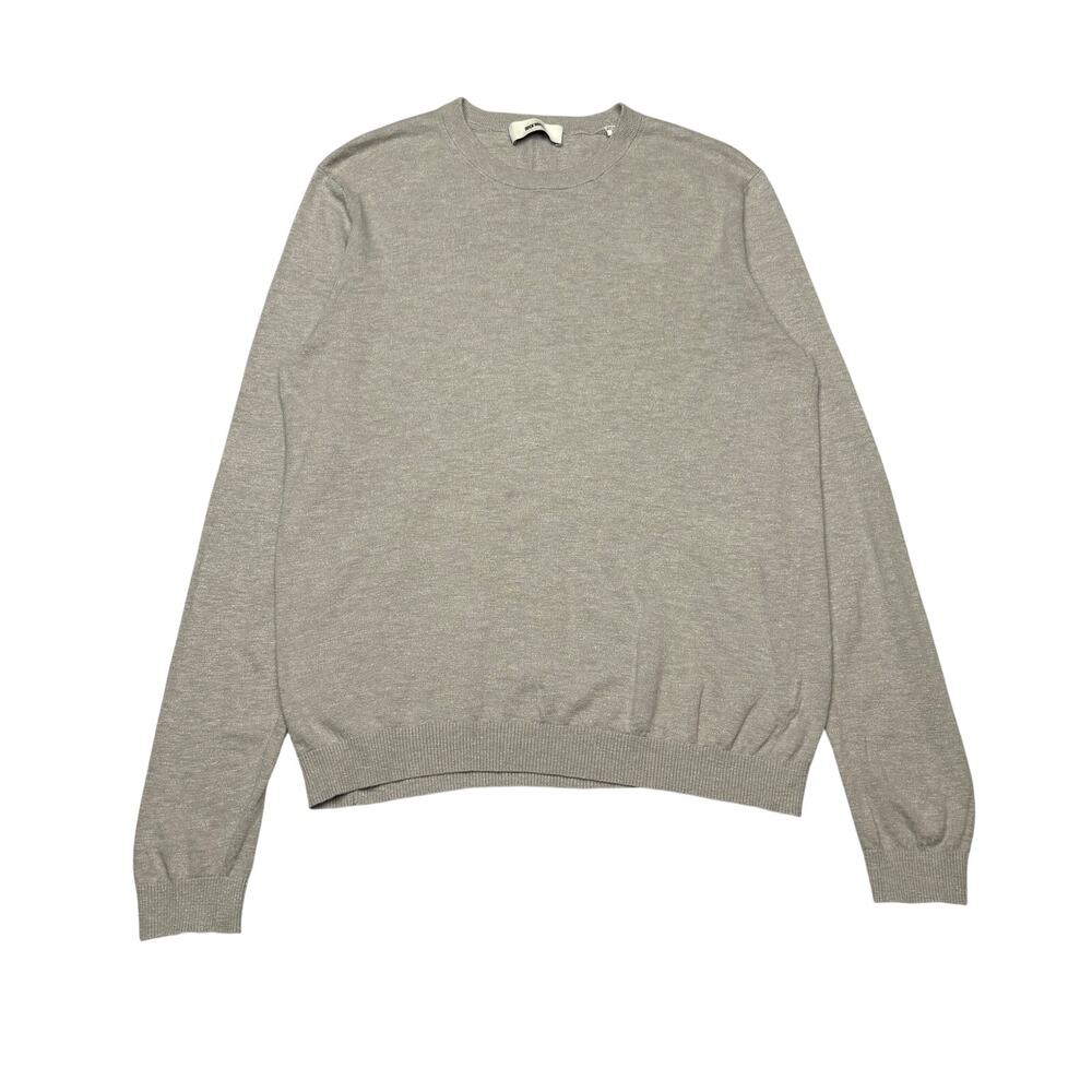 Buck Mason Cotton Linen Knit Sweater Men's Medium Quiet Luxury